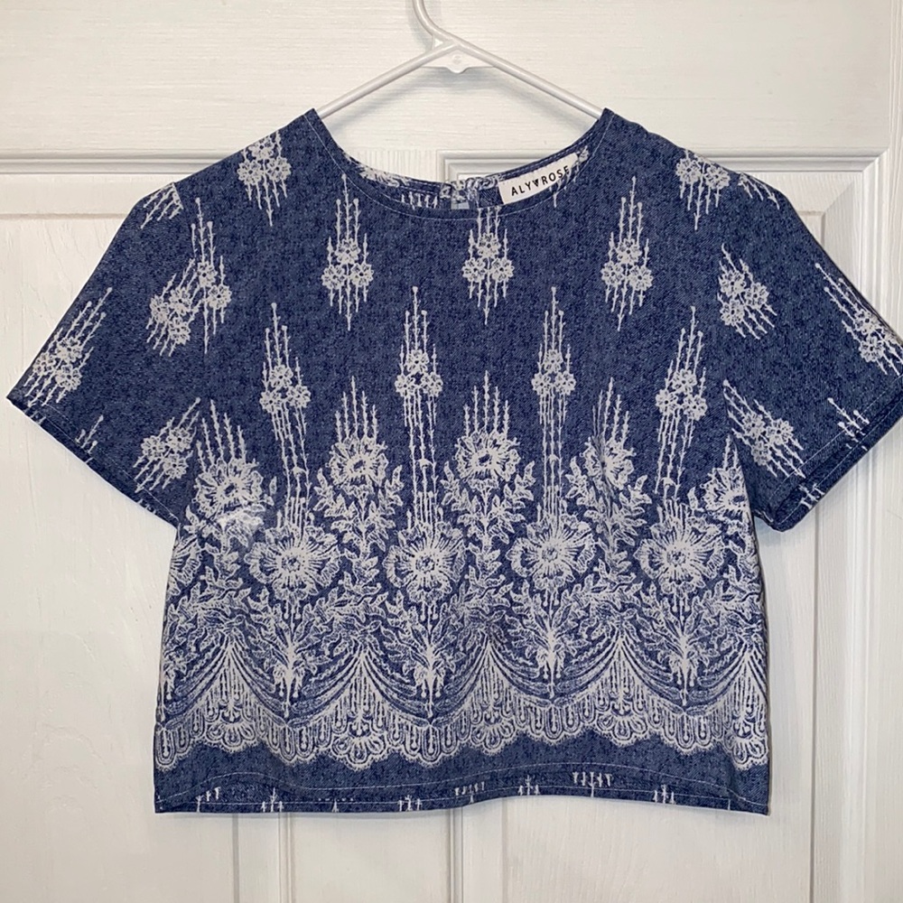 Aly Rose , crop top. Never Worn